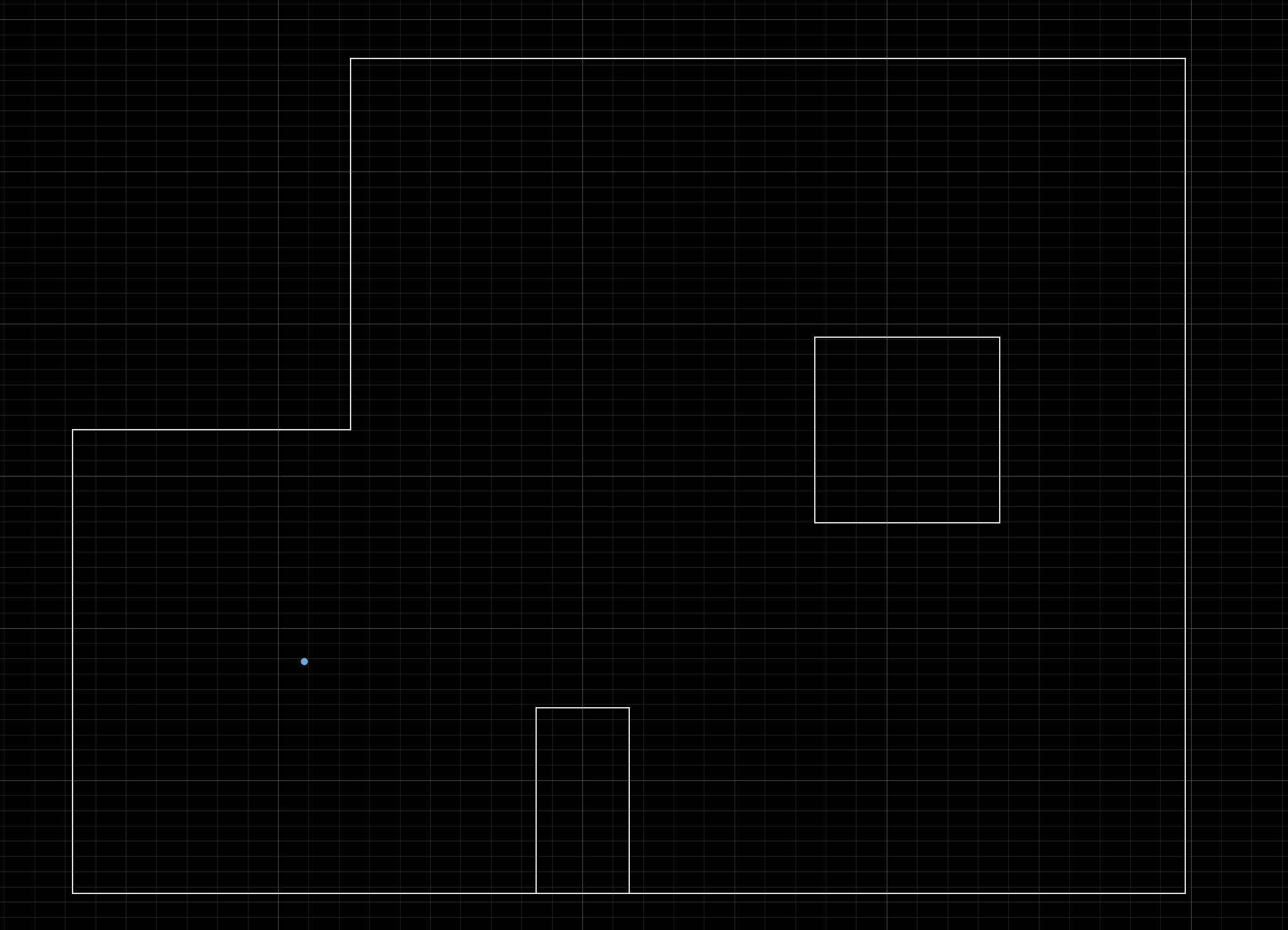 Localization belief at (-3,-2)